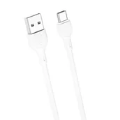 Kable USB - XO Kabel NB200 USB - USB-C 2,0m 2.1A biały - miniaturka - grafika 1