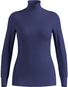 Bielizna sportowa męska - Bielizna termoaktywna z długim rękawem Odlo BL TOP turtle neck l/s ACTIVE WARM roz. S Niebieska - miniaturka - grafika 1
