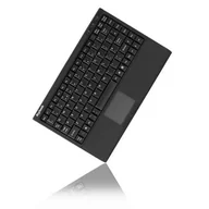 Klawiatury - KeySonic ACK-540U+ klawiatura Biuro USB QWERTZ Niemiecki Czarny 28002 - miniaturka - grafika 1