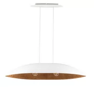 Lampy sufitowe - Lampa do kuchni wisząca Gondola M 40639 Sigma nad wyspę biała miedziana - miniaturka - grafika 1