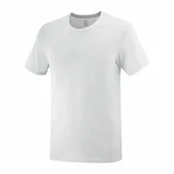 Koszulki sportowe damskie - Koszulka Salomon Essential Colorbloc White - miniaturka - grafika 1