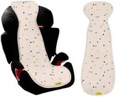 Akcesoria do fotelików - AEROMOOV WKŁADKA ANTYPOTOWA DO FOTELIKA 15-36 kg CONFETTI HEARTS - miniaturka - grafika 1