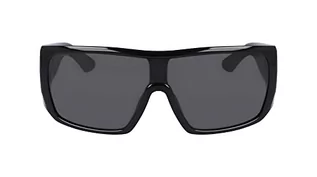 Okulary przeciwsłoneczne - DRAGON Męskie okulary przeciwsłoneczne Rocker, błyszczący czarny z soczewkami dymnymi Lumalens, jeden rozmiar, Błyszcząca czerń z soczewkami Lumalens Smoke, Rozmiar uniwersalny - grafika 1