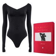 Odzież ciążowa - Body Gatta & Zień Scarab MACIEJ ZIEŃ Noir czarne M - miniaturka - grafika 1