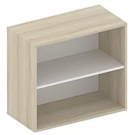 Szafki biurowe - Niska szafka otwarta FUTURE, 710 x 800 x 400 mm, dąb - miniaturka - grafika 1