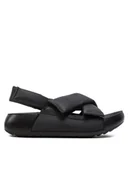 Sandały damskie - ECCO Sandały Cozmo Pf W 20665301001 Czarny - miniaturka - grafika 1