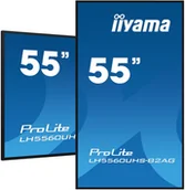 Monitory reklamowe i wyświetlacze - iiyama LH5560UHS-B2AG signage display Cyfrowa tablica A 139,7 cm (55") LED Wi-Fi 500 cd/m² 4K Ultra HD - miniaturka - grafika 1