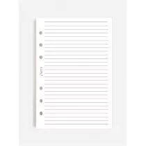 Wkład do organizera A5 linia biała ANTRA - Szkolne artykuły papiernicze - miniaturka - grafika 1