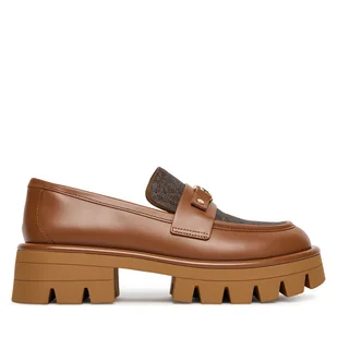 Loafersy MICHAEL Michael Kors Mandy 40T5MAFP2L Brązowy - Półbuty damskie - miniaturka - grafika 1