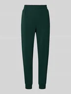 Spodnie sportowe męskie - Spodnie dresowe o kroju comfort fit z mieszanki bawełny model ‘LAZE’ - miniaturka - grafika 1