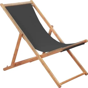Elior Szary składany leżak na plażę - Inglis 2X - Leżaki ogrodowe - miniaturka - grafika 1