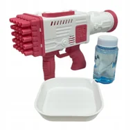 Bańki mydlane - BAZUKA NA BAŃKI MYDLANE MASZYNA DO BANIEK + PŁYN - miniaturka - grafika 1