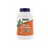 Włosy, skóra, paznokcie - NOW FOODS NOW Silica Complex With Horsetail Extract 180tabs - miniaturka - grafika 1