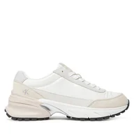 Sneakersy damskie - Sneakersy Calvin Klein Jeans Hike Runner Mg Nylon Perl YW0YW01963 Biały - miniaturka - grafika 1
