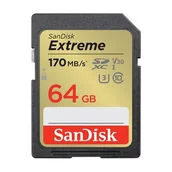 Karty pamięci - SANDISK Extreme SDXC 64GB - miniaturka - grafika 1