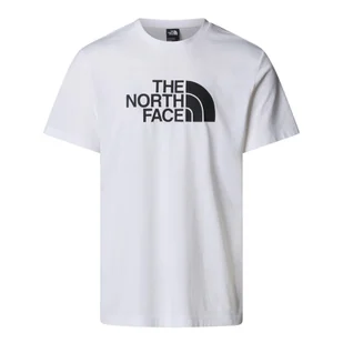 Koszulka Mężczyzna The North Face S/S Easy biały - Koszulki sportowe damskie - miniaturka - grafika 1