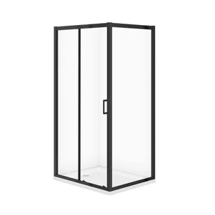 Cersanit Kabina prysznicowa z brodzikiem  Arteco 100x80x190 prostokątna brodzik Tako 4 cm biały S913-027 - Kabiny prysznicowe - miniaturka - grafika 1