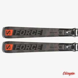Narty Salomon S/FORCE Ti.80 + Z12 GW Black/Coral 2022/2023 - Narty - miniaturka - grafika 1