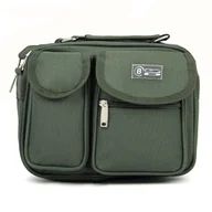 Torby męskie - Torba męska do pracy mała Bellugio ciemnozielona - miniaturka - grafika 1