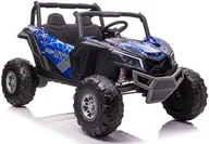 Pojazdy elektryczne dla dzieci - LEAN CARS Auto na Akumulator Buggy UTV-MX Niebieski Spider Lakier 7770 - miniaturka - grafika 1