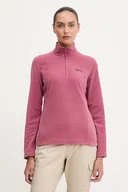 Bluzy damskie - Jack Wolfskin bluza sportowa Taunus kolor różowy gładka 1709532 - miniaturka - grafika 1