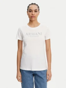 Armani Exchange T-Shirt XW000387 AF10354 U0002 Biały Regular Fit - Koszulki i topy damskie - miniaturka - grafika 1