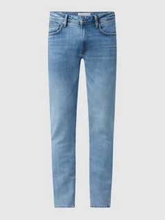 Spodnie męskie - Jeansy o kroju tapered fit z dodatkiem streczu model ‘Stanley’ - grafika 1