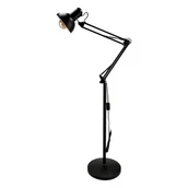 Lampy stojące - LUWES lampa podłogowa, 185 cm, E27, max. 18W, czarna - miniaturka - grafika 1