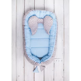 Sweet Baby Belisima Kokon Minky Niebieski - Kokony niemowlęce - miniaturka - grafika 1