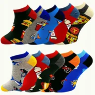 Skarpetki męskie - 10x SKARPETY MĘSKIE KRÓTKIE SKARPETKI STOPKI BAWEŁNIANE KOLOROWE 40/43 - miniaturka - grafika 1