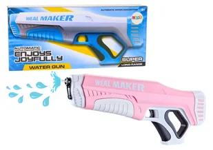 PISTOLET NA WODĘ RÓŻOWY 350 ML - Zabawki do kąpieli - miniaturka - grafika 1