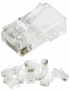 Neku Wtyki 8P8C końcówki RJ45 Utp 5e drut 10szt - Wtyczki i adaptery - miniaturka - grafika 1