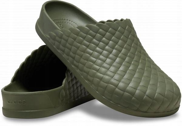 Damskie Lekkie Buty Klapki Crocs Dylan Woven Texture 209946 Clog 41-42