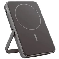 Powerbanki - Powerbank FRESH N REBEL Magnet Wireless 5000 mAh 20W Ciemnoszary - miniaturka - grafika 1
