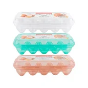 Pojemniki kuchenne - Pojemnik na jajka Fresh 10 sztuk mix kolorów - miniaturka - grafika 1