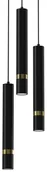 Lampy sufitowe - Wisząca lampa Joker MLP8918 podłużna nowoczesna czarna - miniaturka - grafika 1