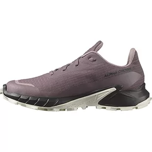 Salomon Damskie buty trekkingowe Alphacross 5 Gore-tex, moonscape black hite, 42 EU - Buty trekkingowe damskie - miniaturka - grafika 1