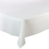 Obrusy i serwetki - Obrus Plamoodporny I Deszczyk Biały Okrągły-śr. 120 cm - miniaturka - grafika 1