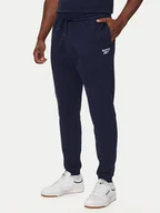 Koszulki męskie - Reebok Polo Identity Small Logo Polo 100073032 Granatowy Regular Fit - miniaturka - grafika 1