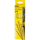 Narzędzia warsztatowe - Wkład klejowy pistoletowy 11,2 x 200 mm żółty, komplet: 5 sztuk Condor - miniaturka - grafika 1