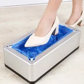 Akcesoria turystyczne - Automatyczny dozownik ochraniaczy na buty- srebrny - miniaturka - grafika 1