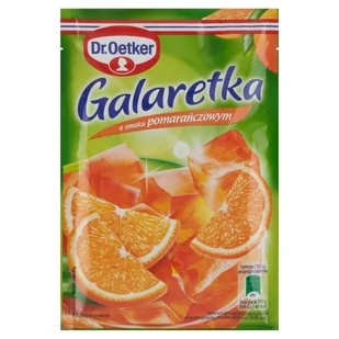 Dr. Oetker Galaretka o smaku pomarańczowym 72 g - Majonezy i dressingi - miniaturka - grafika 1