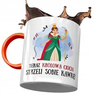 Kubki - Kubek Pomarańczowy Dla Cioci Ciotuni na Prezent z Nadrukiem ze Zdjęciem + Opakowanie na prezent (wzór 02) - miniaturka - grafika 1