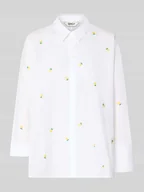 Koszule damskie - Bluzka koszulowa o kroju relaxed fit z czystej Bawełna Model 'NEW LINA GRACE' - miniaturka - grafika 1