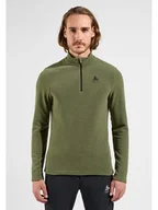 Odzież trekkingowa męska - Odlo Bluza polarowa "Roy" w kolorze khaki - miniaturka - grafika 1