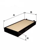 Filtry kabinowe - Filtron Filtr, wentylacja przestrzeni pasażerskiej K 1270-2x K 1270-2x - miniaturka - grafika 1