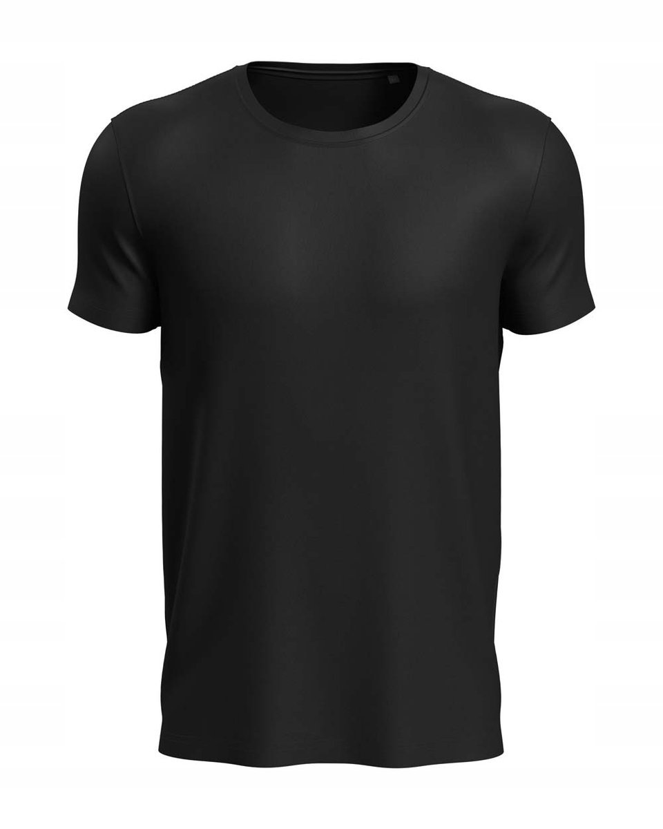 Koszulka męska sportowa Stedman Active ST8000 Black Opal DUŻY ROZMIAR 4XL