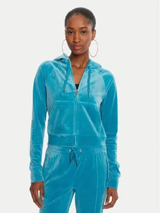 Juicy Couture Bluza Madison JCWA122001 Niebieski Slim Fit - Bluzy damskie - miniaturka - grafika 1