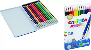 Carioca Kredki Acquarell 12 kolorów metalowe opak CARIOCA - Artykuły biurowe - miniaturka - grafika 1