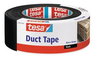 Taśma naprawcza Tesa Duct Tape czarna 50m x 50mm - Folie i taśmy malarskie - miniaturka - grafika 1